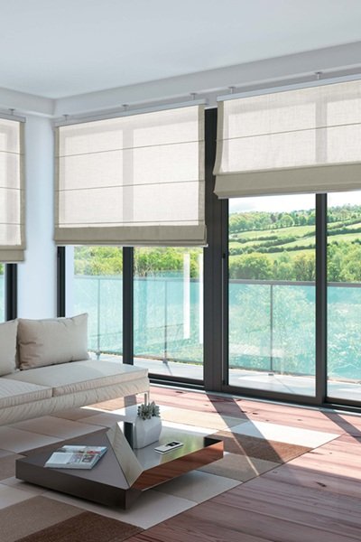 Vouwgordijn, raamdecoratie, binnenzonwering Vlaardingen, Maassluis, Schiedam, Rotterdam