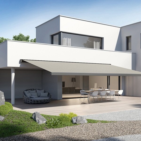 Knikarm zonnescherm, terrasscherm ART - 01 zeer luxe uitvoering